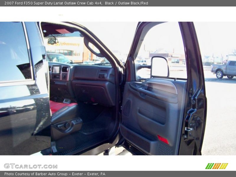 Black / Outlaw Black/Red 2007 Ford F350 Super Duty Lariat Outlaw Crew Cab 4x4