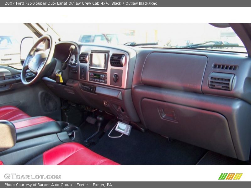 Black / Outlaw Black/Red 2007 Ford F350 Super Duty Lariat Outlaw Crew Cab 4x4