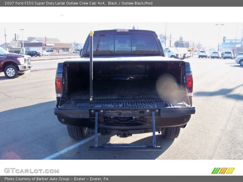 Black / Outlaw Black/Red 2007 Ford F350 Super Duty Lariat Outlaw Crew Cab 4x4