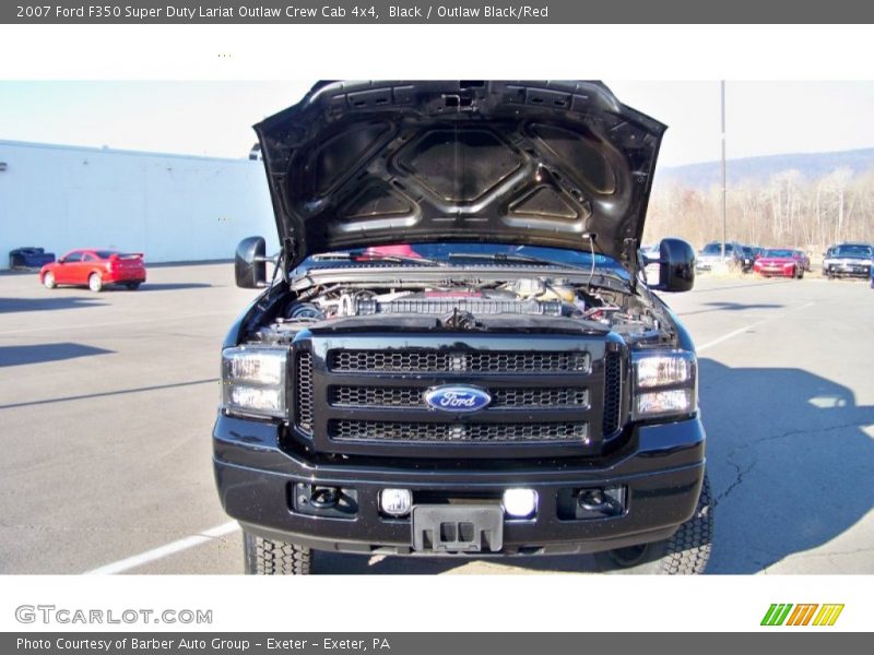 Black / Outlaw Black/Red 2007 Ford F350 Super Duty Lariat Outlaw Crew Cab 4x4