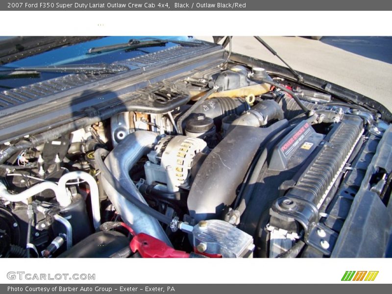 Black / Outlaw Black/Red 2007 Ford F350 Super Duty Lariat Outlaw Crew Cab 4x4