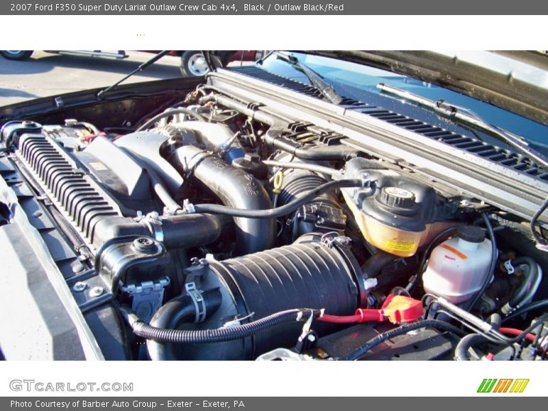 Black / Outlaw Black/Red 2007 Ford F350 Super Duty Lariat Outlaw Crew Cab 4x4