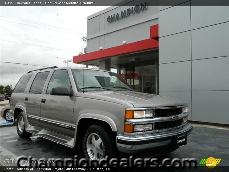 Light Pewter Metallic / Neutral 1999 Chevrolet Tahoe