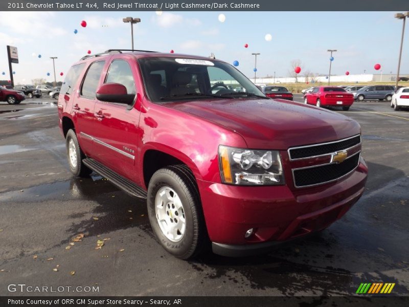 Red Jewel Tintcoat / Light Cashmere/Dark Cashmere 2011 Chevrolet Tahoe LT 4x4