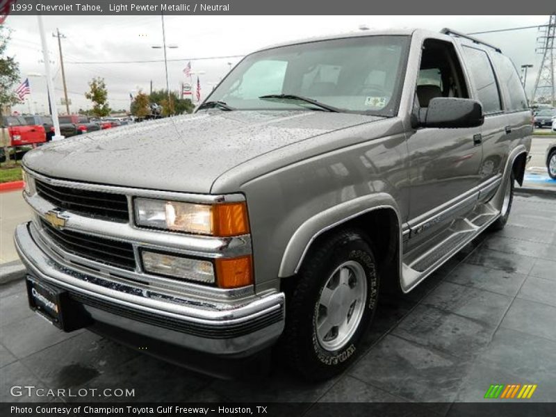 Light Pewter Metallic / Neutral 1999 Chevrolet Tahoe