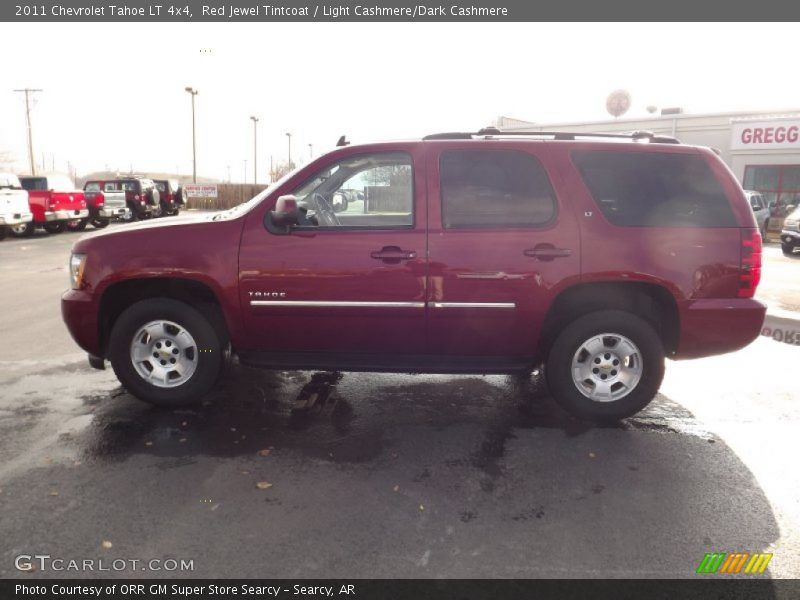 Red Jewel Tintcoat / Light Cashmere/Dark Cashmere 2011 Chevrolet Tahoe LT 4x4