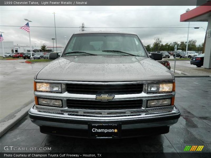 Light Pewter Metallic / Neutral 1999 Chevrolet Tahoe