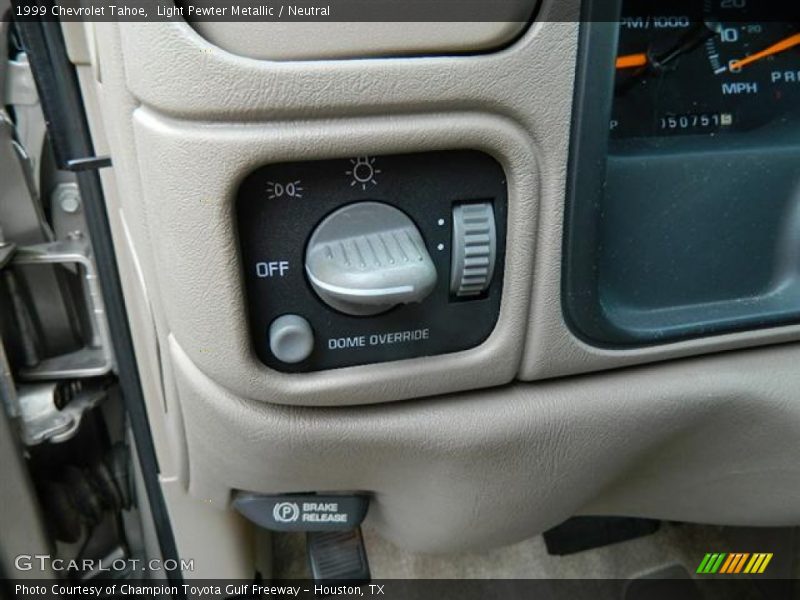 Light Pewter Metallic / Neutral 1999 Chevrolet Tahoe