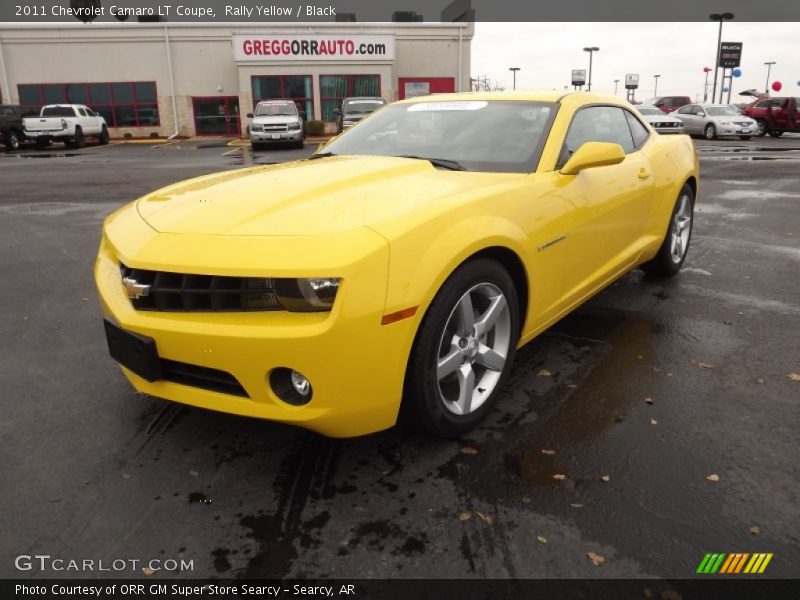 Rally Yellow / Black 2011 Chevrolet Camaro LT Coupe