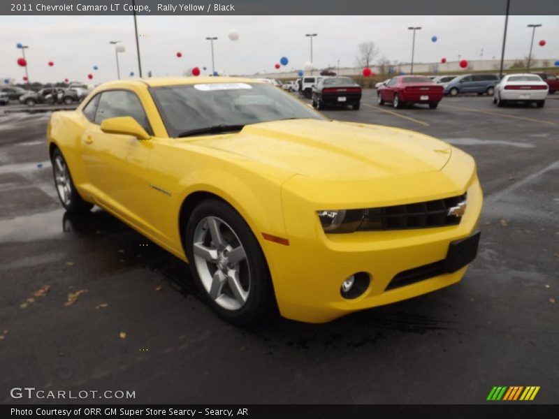 Rally Yellow / Black 2011 Chevrolet Camaro LT Coupe