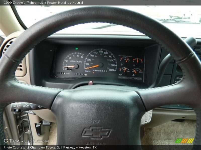 Light Pewter Metallic / Neutral 1999 Chevrolet Tahoe