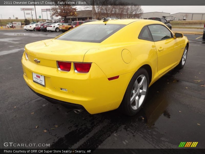 Rally Yellow / Black 2011 Chevrolet Camaro LT Coupe