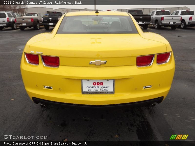 Rally Yellow / Black 2011 Chevrolet Camaro LT Coupe