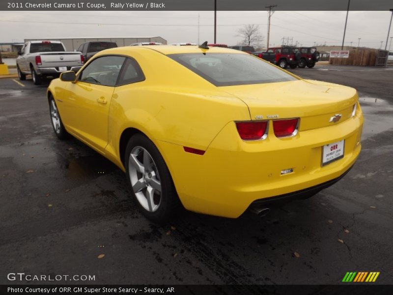 Rally Yellow / Black 2011 Chevrolet Camaro LT Coupe
