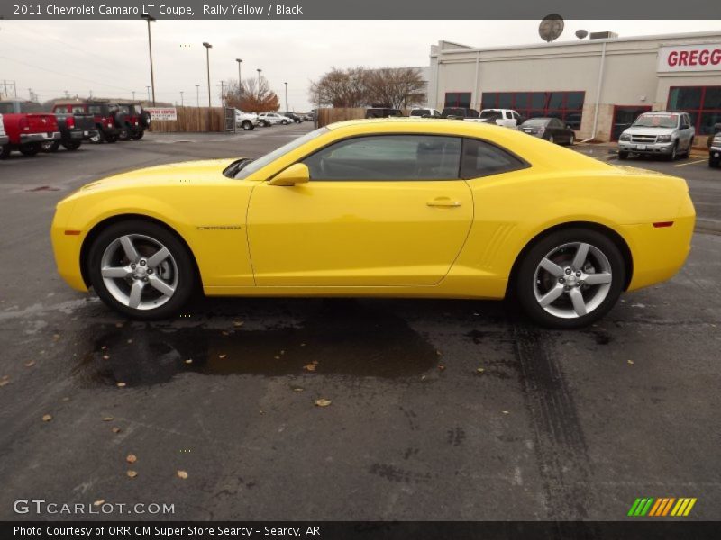 Rally Yellow / Black 2011 Chevrolet Camaro LT Coupe