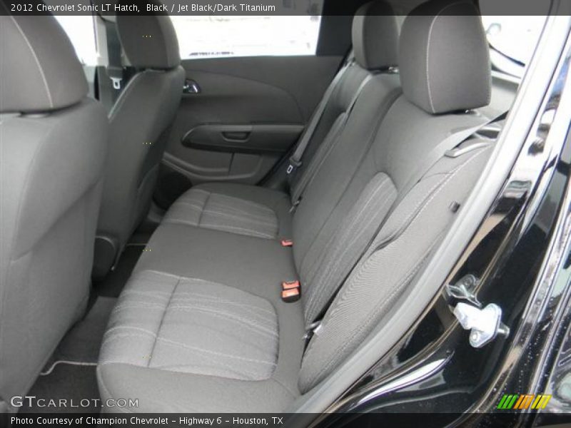 Black / Jet Black/Dark Titanium 2012 Chevrolet Sonic LT Hatch