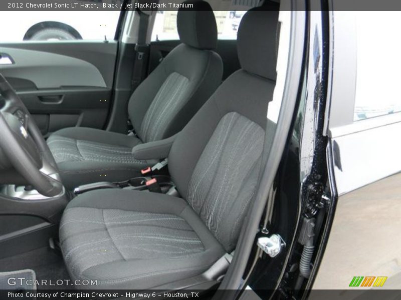 Black / Jet Black/Dark Titanium 2012 Chevrolet Sonic LT Hatch