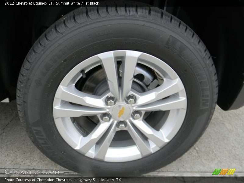 Summit White / Jet Black 2012 Chevrolet Equinox LT