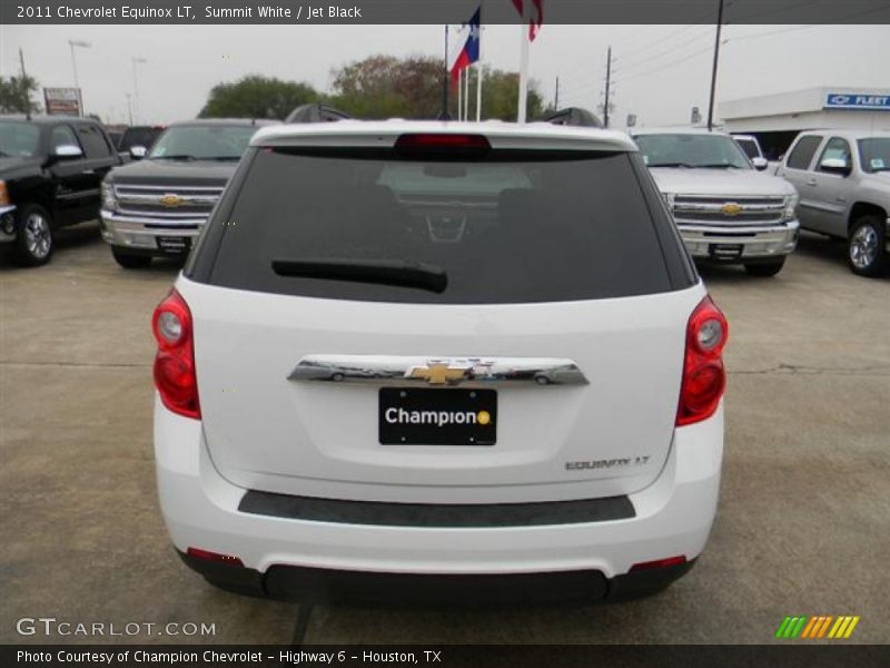 Summit White / Jet Black 2011 Chevrolet Equinox LT