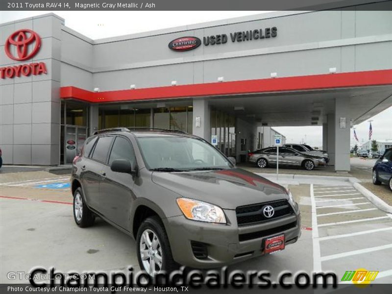 Magnetic Gray Metallic / Ash 2011 Toyota RAV4 I4