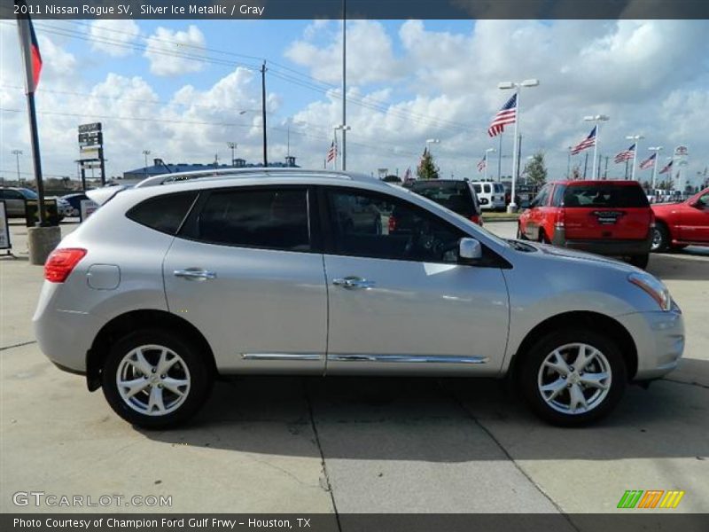Silver Ice Metallic / Gray 2011 Nissan Rogue SV