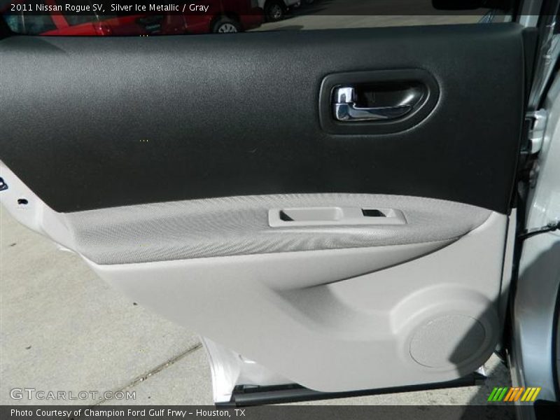Silver Ice Metallic / Gray 2011 Nissan Rogue SV