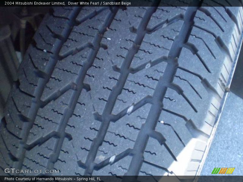 Dover White Pearl / Sandblast Beige 2004 Mitsubishi Endeavor Limited