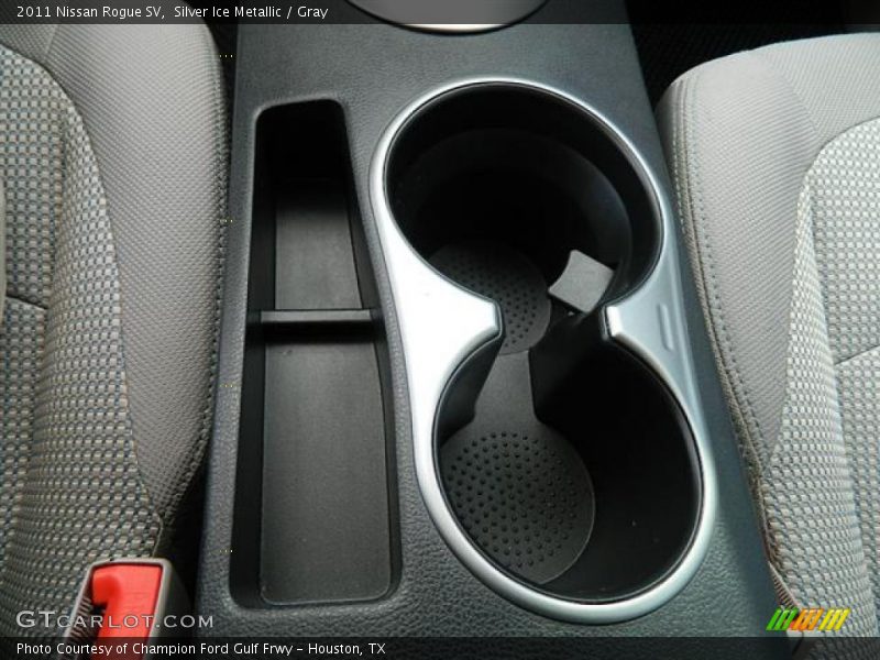 Silver Ice Metallic / Gray 2011 Nissan Rogue SV