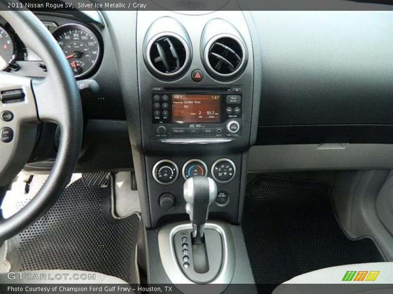 Silver Ice Metallic / Gray 2011 Nissan Rogue SV