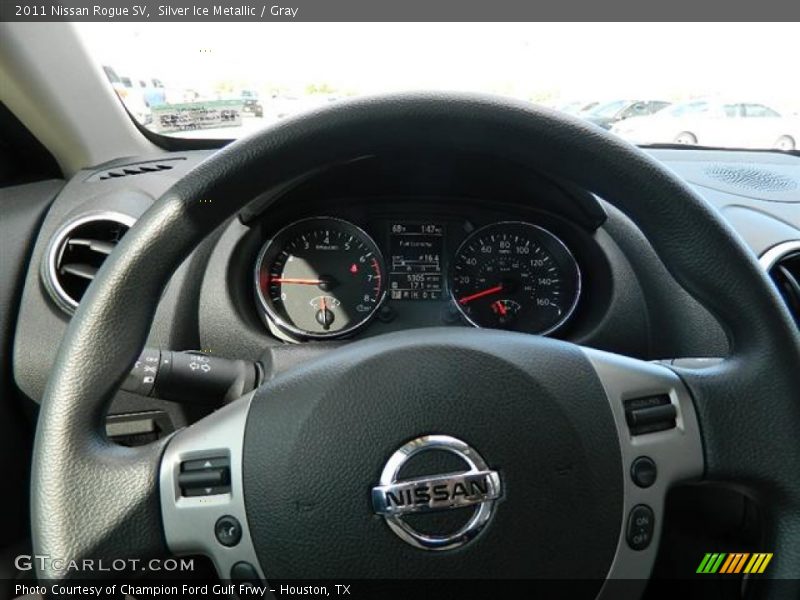 Silver Ice Metallic / Gray 2011 Nissan Rogue SV