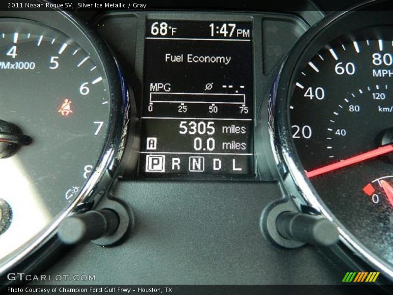 Silver Ice Metallic / Gray 2011 Nissan Rogue SV
