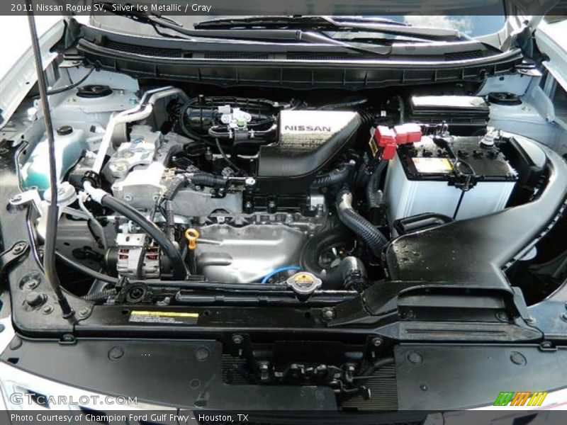 Silver Ice Metallic / Gray 2011 Nissan Rogue SV