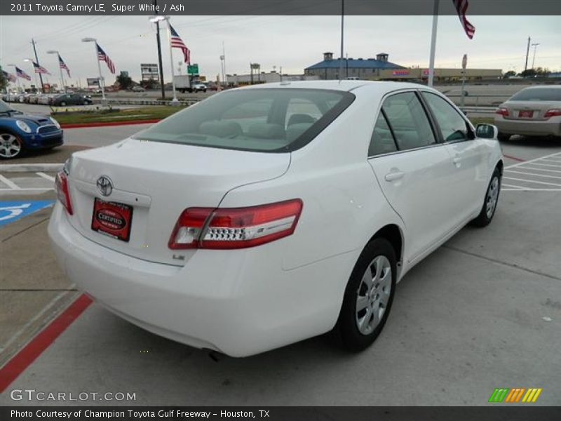 Super White / Ash 2011 Toyota Camry LE