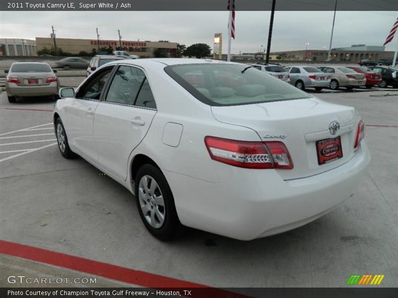 Super White / Ash 2011 Toyota Camry LE