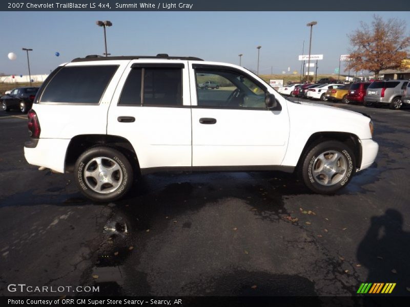 Summit White / Light Gray 2007 Chevrolet TrailBlazer LS 4x4