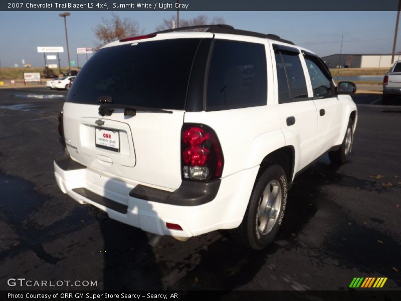 Summit White / Light Gray 2007 Chevrolet TrailBlazer LS 4x4