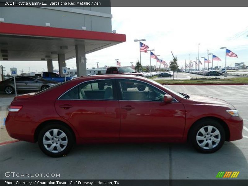 Barcelona Red Metallic / Ash 2011 Toyota Camry LE