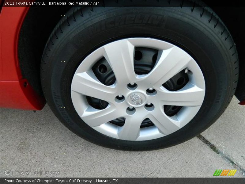 Barcelona Red Metallic / Ash 2011 Toyota Camry LE