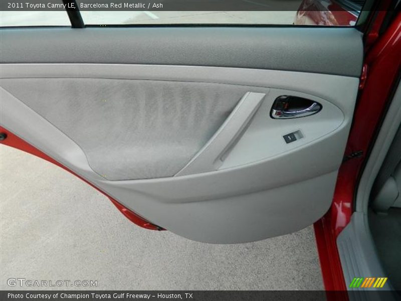 Barcelona Red Metallic / Ash 2011 Toyota Camry LE