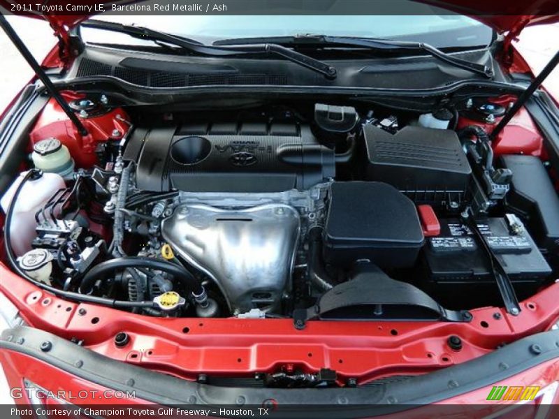 Barcelona Red Metallic / Ash 2011 Toyota Camry LE