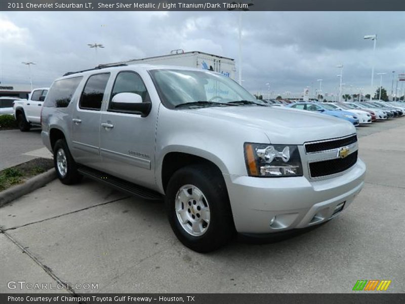 Sheer Silver Metallic / Light Titanium/Dark Titanium 2011 Chevrolet Suburban LT