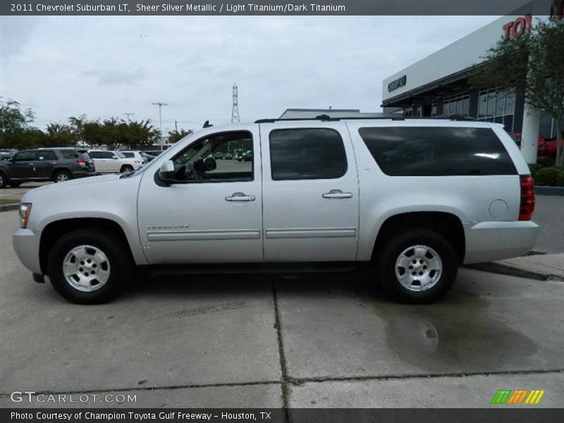 Sheer Silver Metallic / Light Titanium/Dark Titanium 2011 Chevrolet Suburban LT