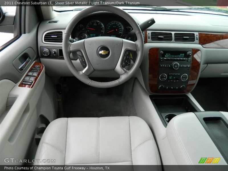 Sheer Silver Metallic / Light Titanium/Dark Titanium 2011 Chevrolet Suburban LT