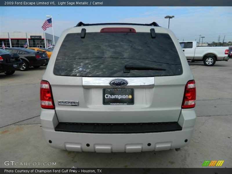Light Sage Metallic / Camel 2009 Ford Escape Limited V6