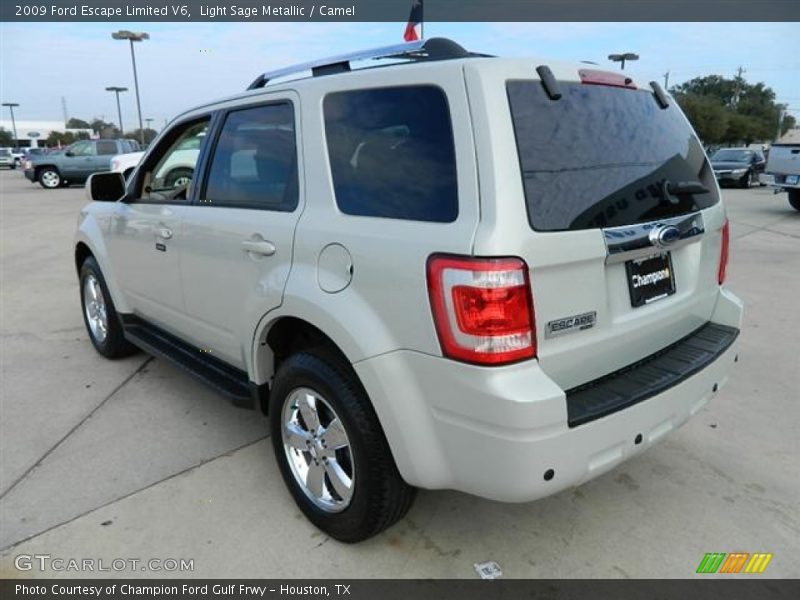 Light Sage Metallic / Camel 2009 Ford Escape Limited V6