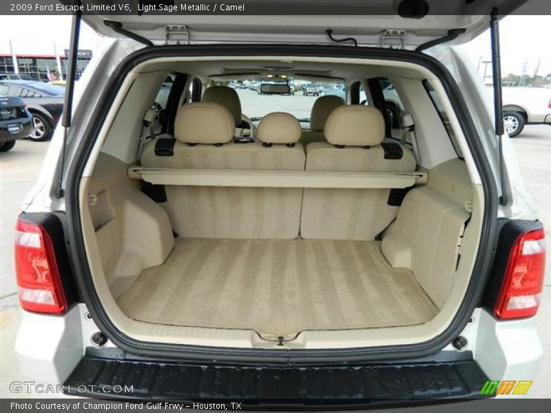 Light Sage Metallic / Camel 2009 Ford Escape Limited V6