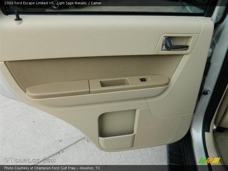 Light Sage Metallic / Camel 2009 Ford Escape Limited V6