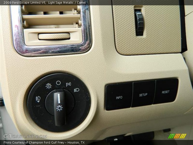 Light Sage Metallic / Camel 2009 Ford Escape Limited V6