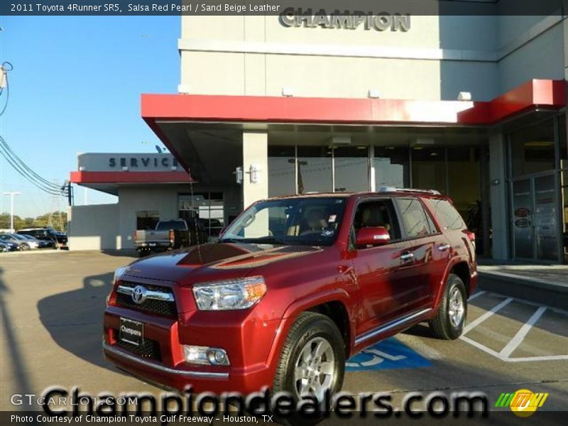 Salsa Red Pearl / Sand Beige Leather 2011 Toyota 4Runner SR5