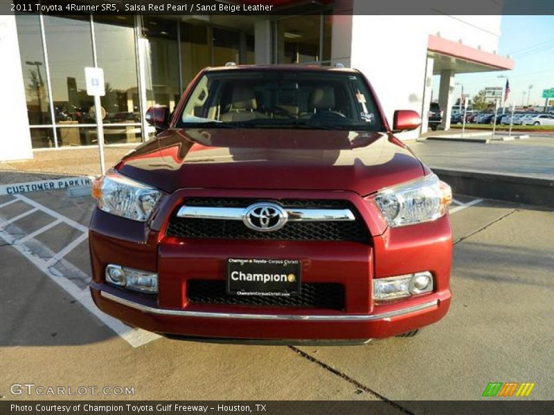 Salsa Red Pearl / Sand Beige Leather 2011 Toyota 4Runner SR5